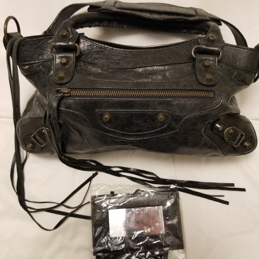 Balenciaga Black First Bag